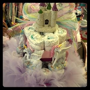 Unicorn diaper cake